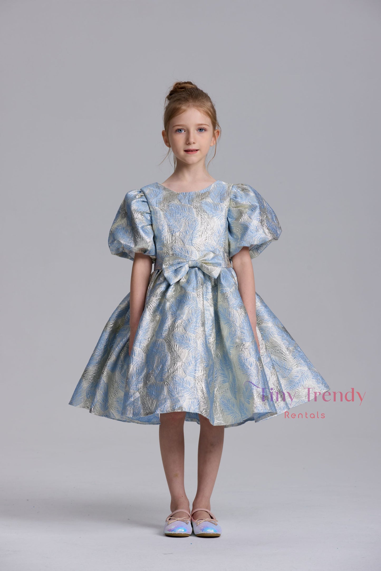 Girl Blue Floral dress