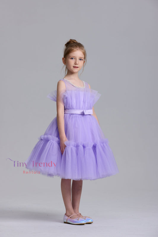 Chiffon tiered dress