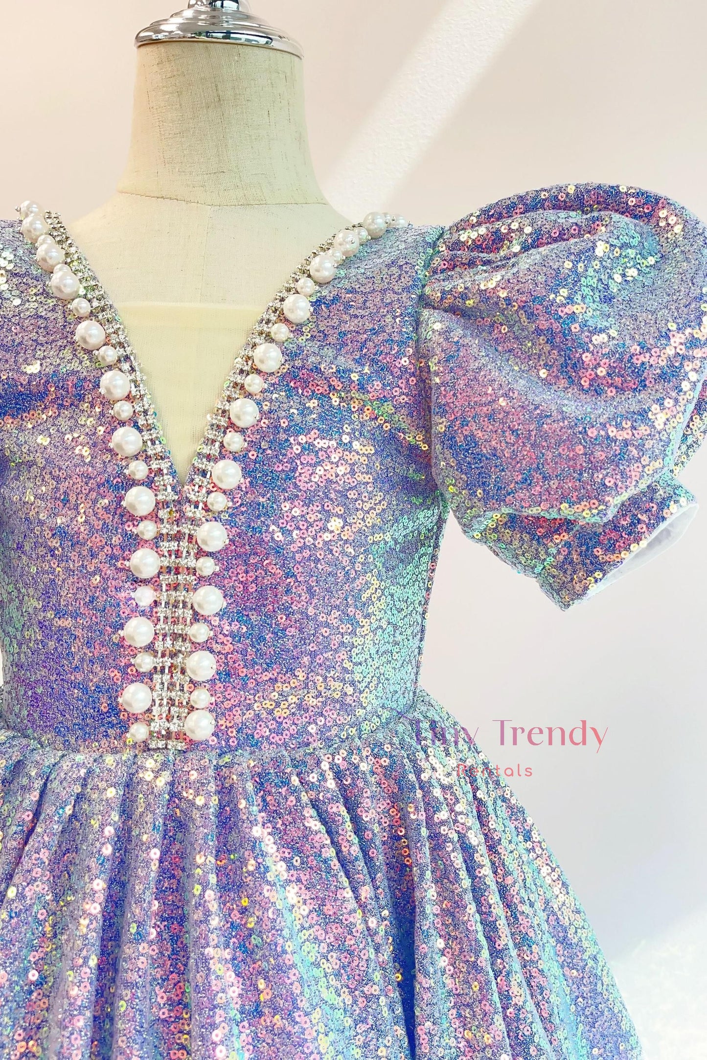 Violet's Sequin Evening Dress