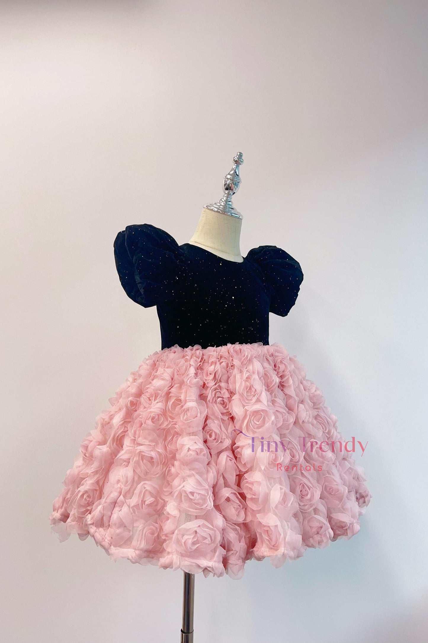 Emma's Velvet Toddler Party Dress | Flower Girl Outfit