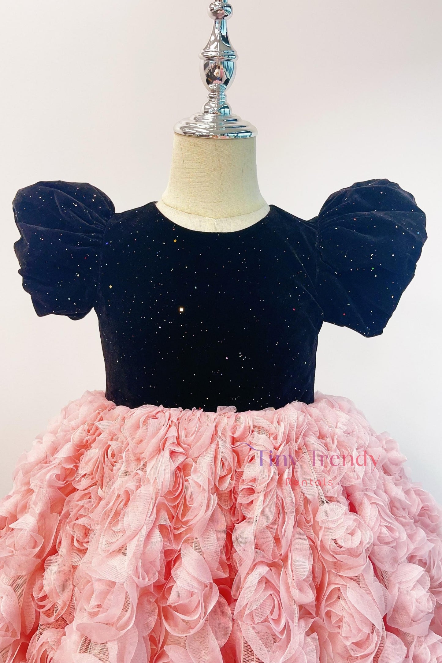 Emma's Velvet Toddler Party Dress | Flower Girl Outfit