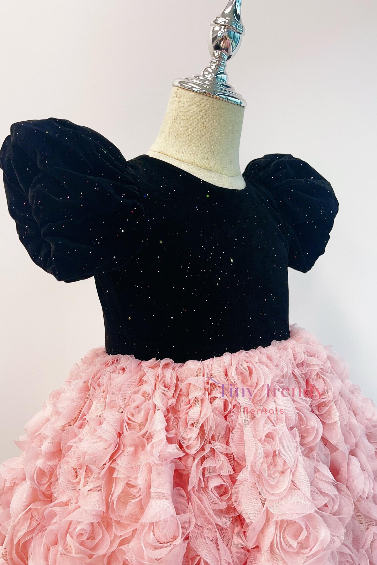 Emma's Velvet Toddler Party Dress | Flower Girl Outfit