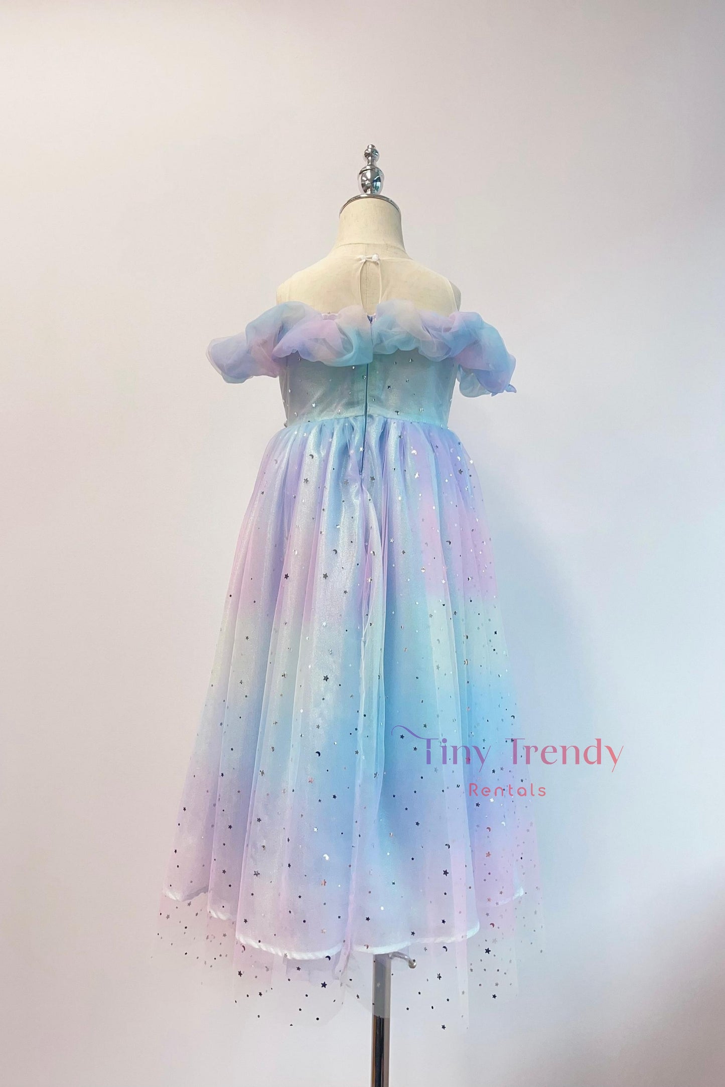 Chloe Sparkle Rainbow Tulle Dress