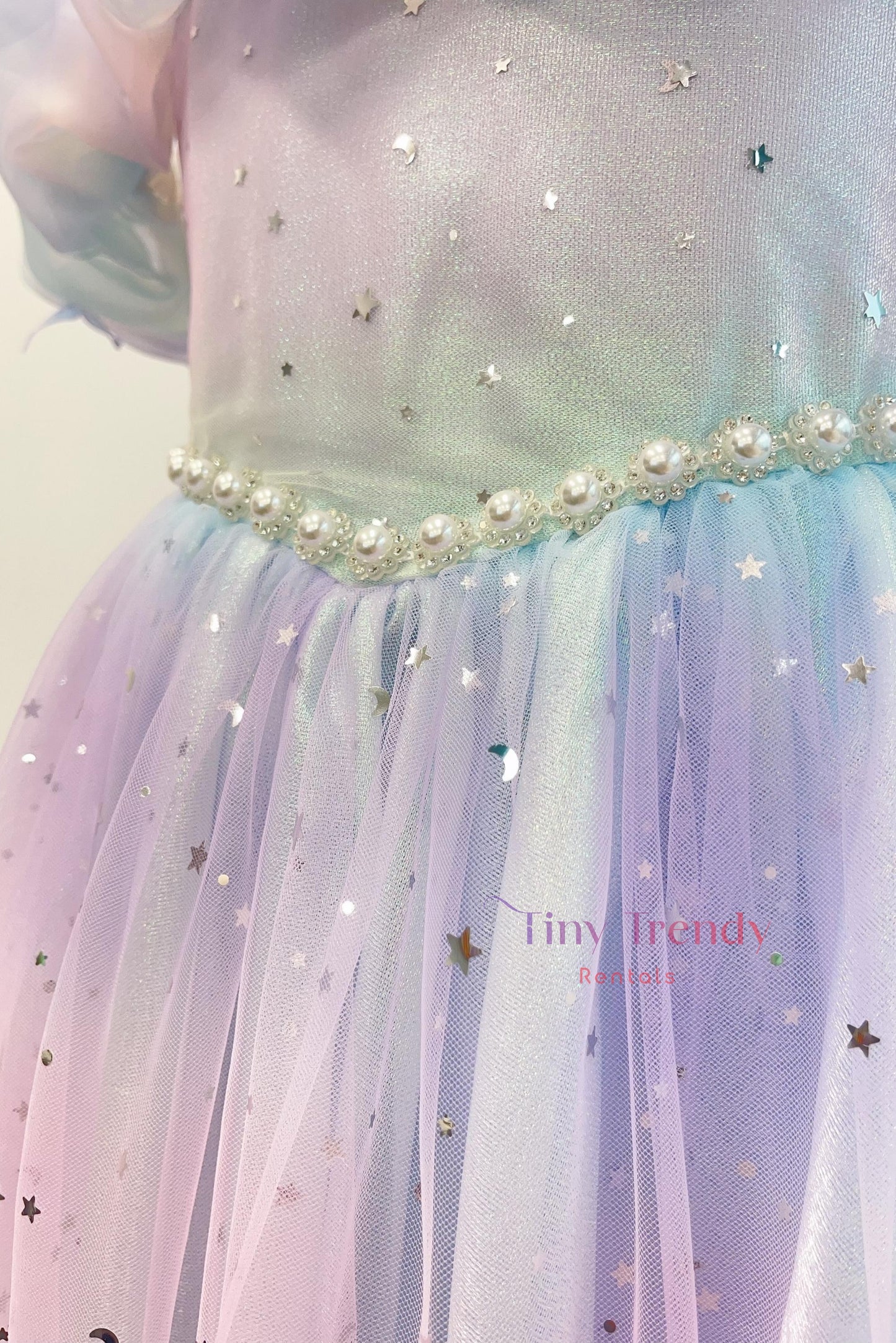 Chloe Sparkle Rainbow Tulle Dress