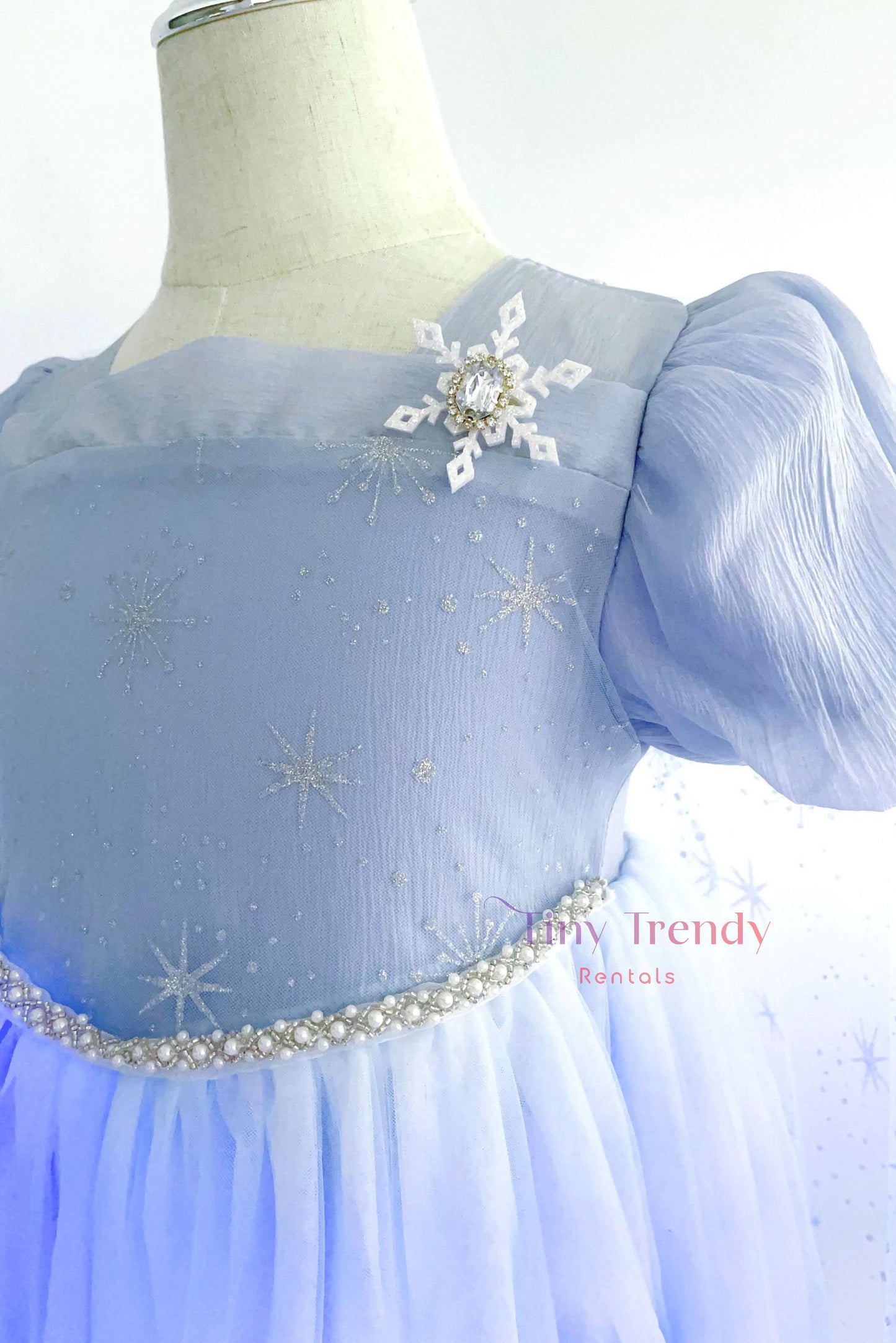 Snowflake Cape Light-Up Dress