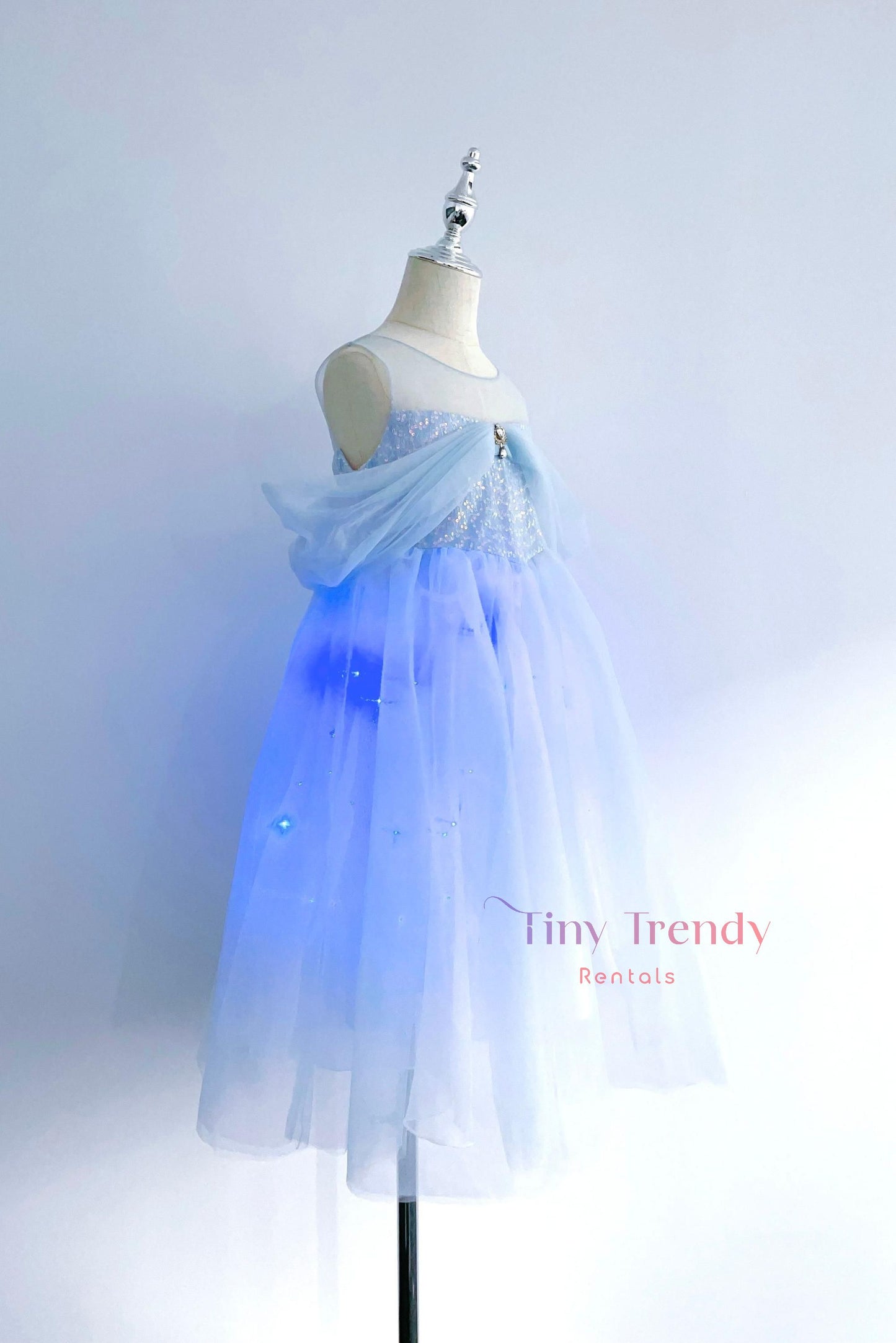 Glow Frozen Princess Light-Up Dress