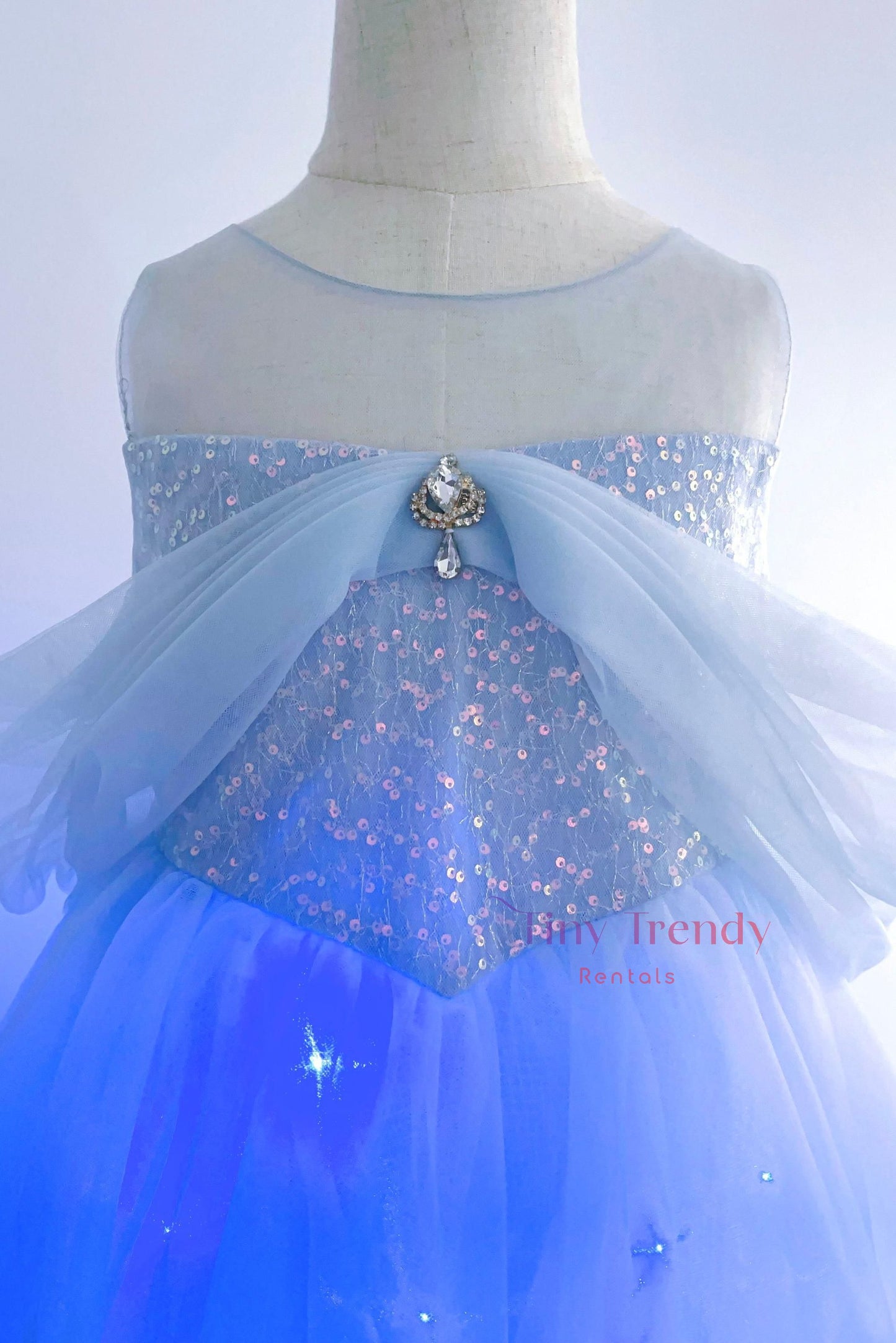 Glow Frozen Princess Light-Up Dress