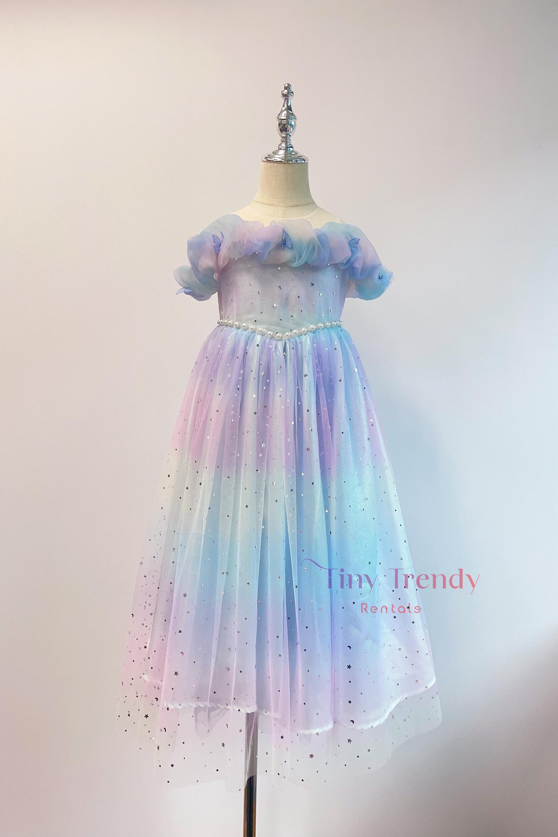 pastel rainbow dress